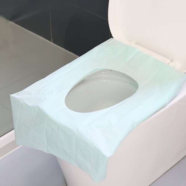 

10pcs Random Disposable Closestool Seat Cover, Multicolor