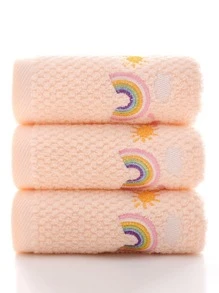 1pc Weather Embroidery Towel