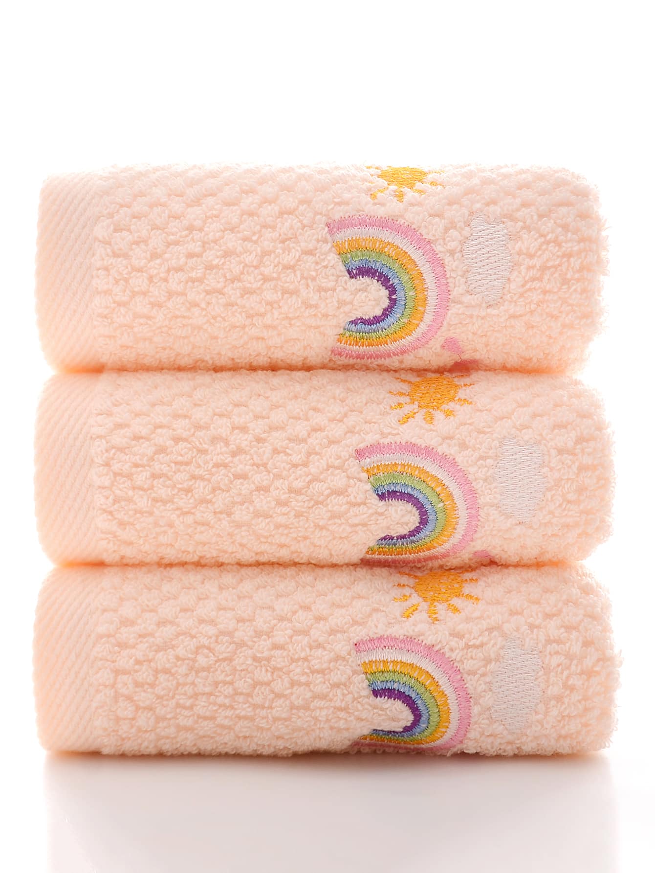 1pc Weather Embroidery Towel
