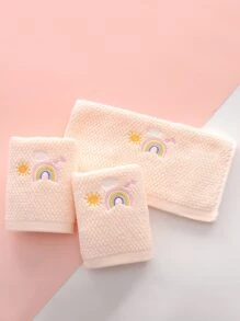 1pc Weather Embroidery Towel