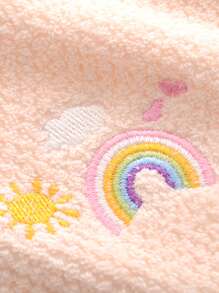 1pc Weather Embroidery Towel