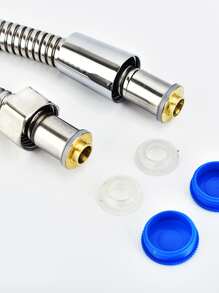 1 pieza Tubo de ducha de acero inoxidable ducha - Plateado - Ver 2