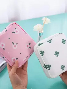 女士衛生棉條收納袋衛生巾袋化妝袋收納袋 - 彩色 - 查看 3