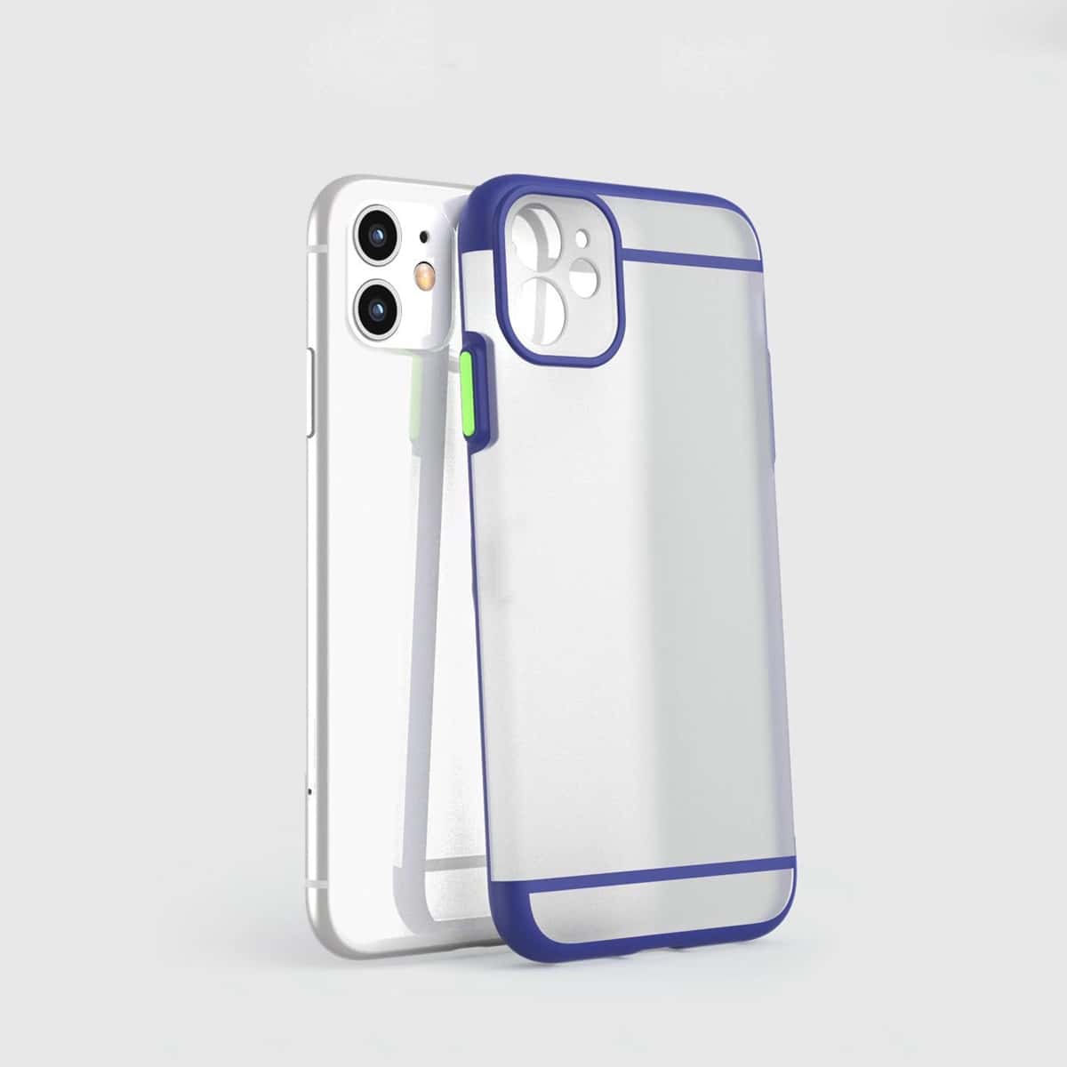 

Clear Phone Case, Blue