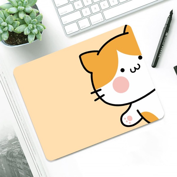 

Cartoon Cat Mouse Pad, Multicolor