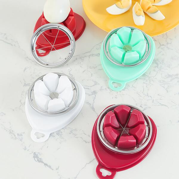

1pc Random Color Egg Cutter, Multicolor