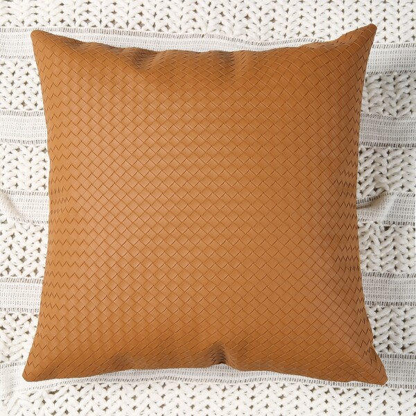 

Solid Color Cushion Cover Without Filler, Brown