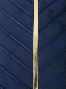 Miater Vỏ Gối Thiết Kế Đường Nét Không Đệm, Vỏ Gối Không Đệm Cho Ghế Sofa, Phòng Khách - Màu xanh lam - Xem 3