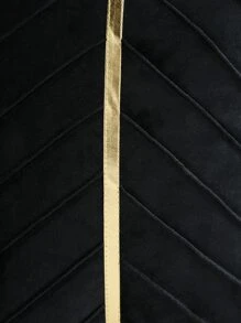 Miater Vỏ gối nhăn mà không đầy, vỏ gối ném đơn giản màu đen không có gối chèn, thích hợp cho ghế sofa, phòng khách - màu đen - Xem 3