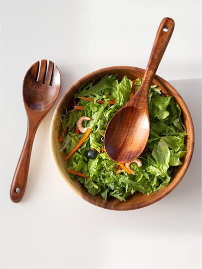 2pcs Wooden Spoon & Fork Set School Supplies,Christmas Gift