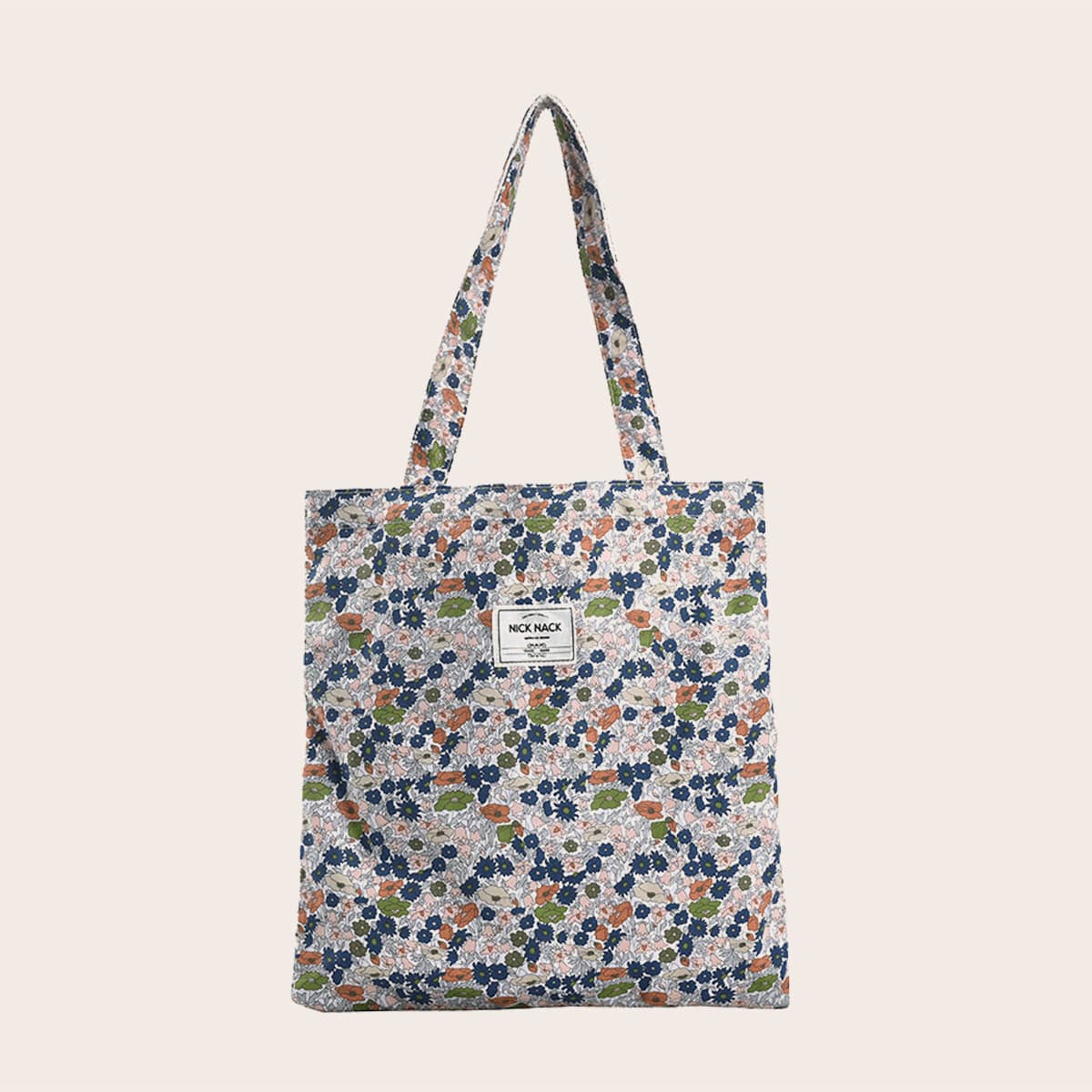 

Ditsy Floral Graphic Shopper Bag, Multicolor