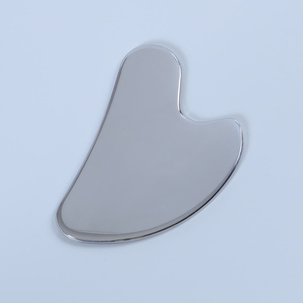 

1pc Facial Gua Sha Board, Silver