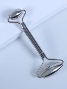 1pc Facial Roller Massager - Silver - View 1