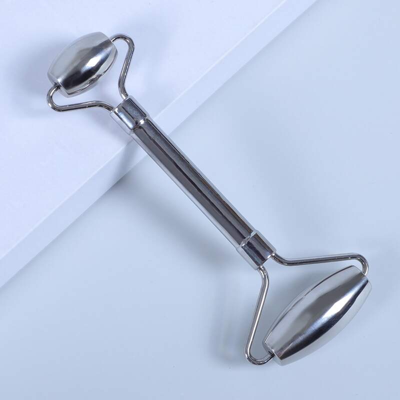 

1pc Facial Roller Massager, Silver