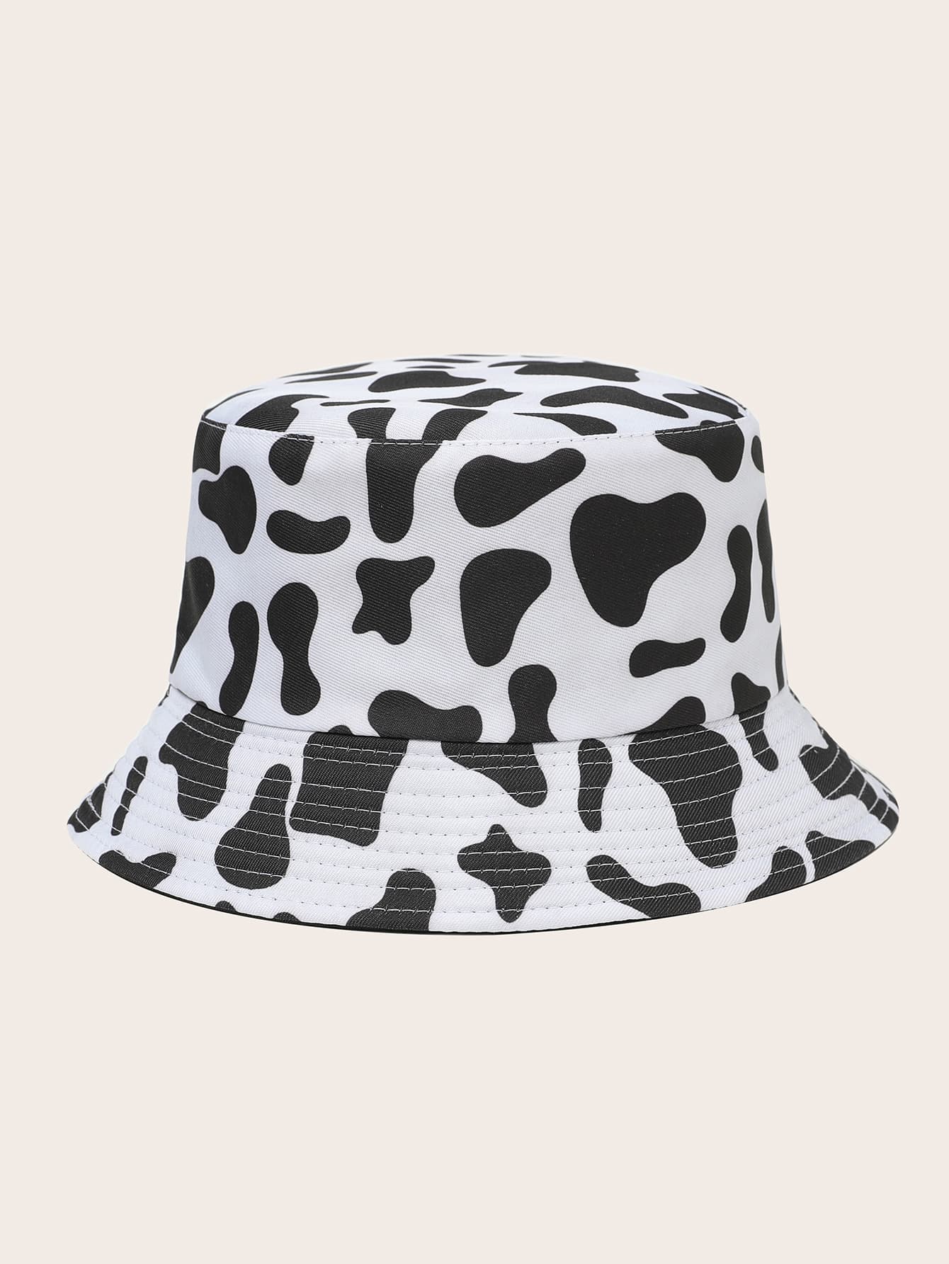 Cow Pattern Bucket Hat | SHEIN EUR