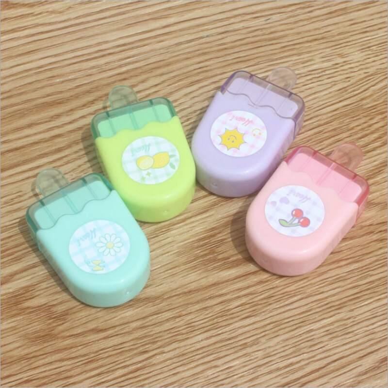 

1pc Random Popsicle Eraser, Multicolor
