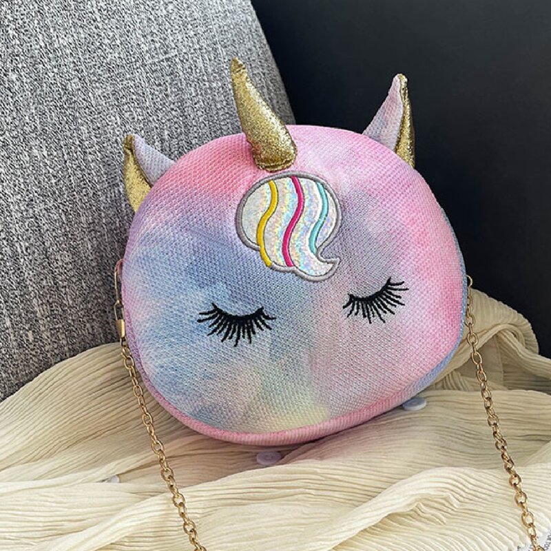 

Unicorn Design Crossbody Bag, Multicolor