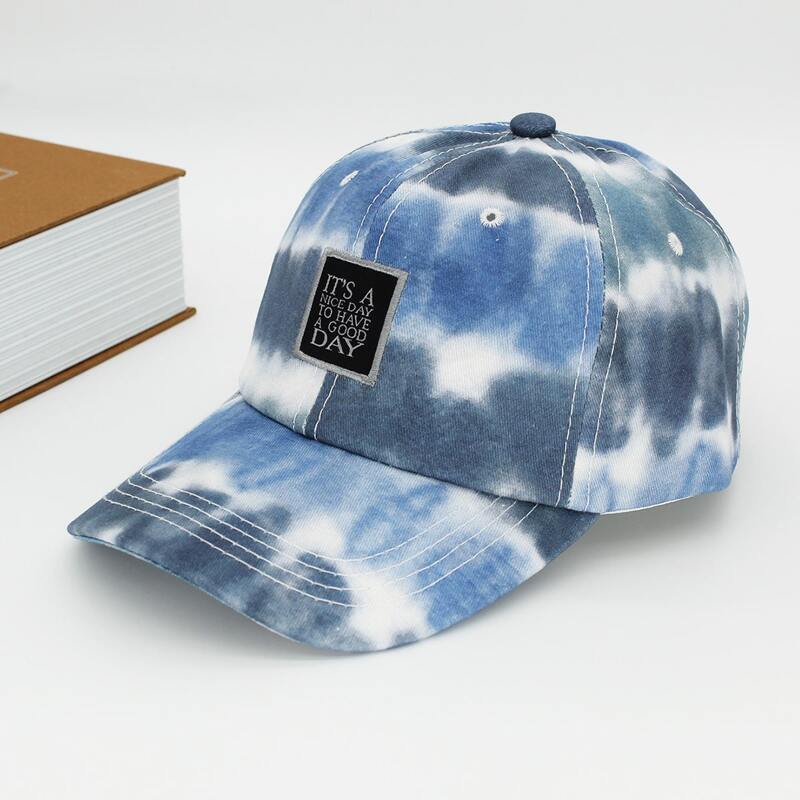 

Guys Tie Dye Print Baseball Cap, Multicolor