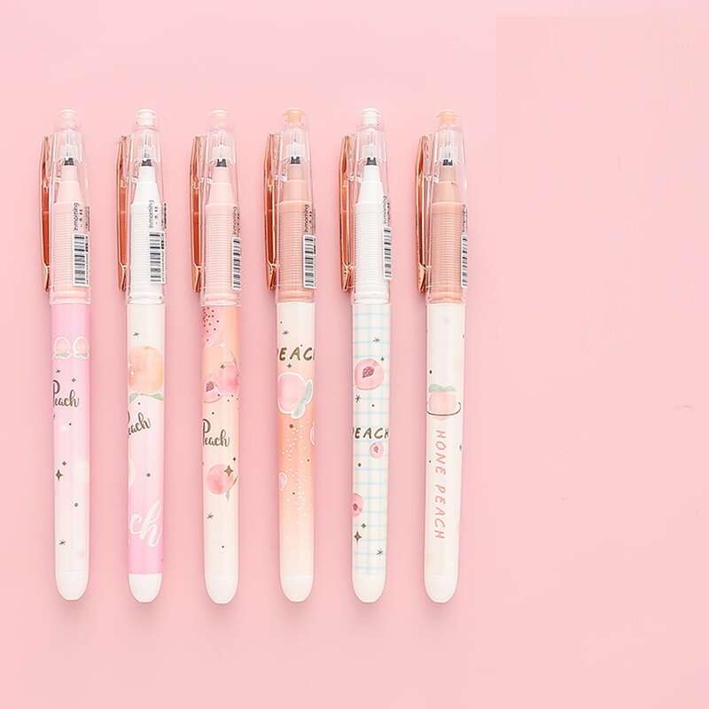 

1pc Random Peach Gel Pen, Multicolor