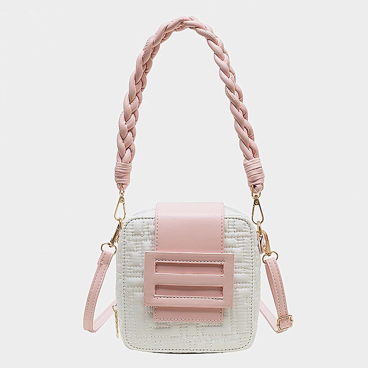 

Two Tone Shoulder Bag, Multicolor