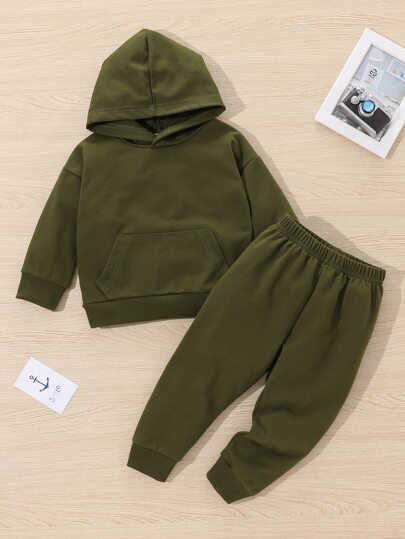 Baby Kangaroo Pocket Hoodie & Sweatpants