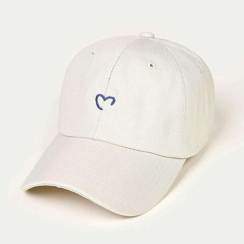 

Guys Graphic Embroidery Baseball Cap, Beige