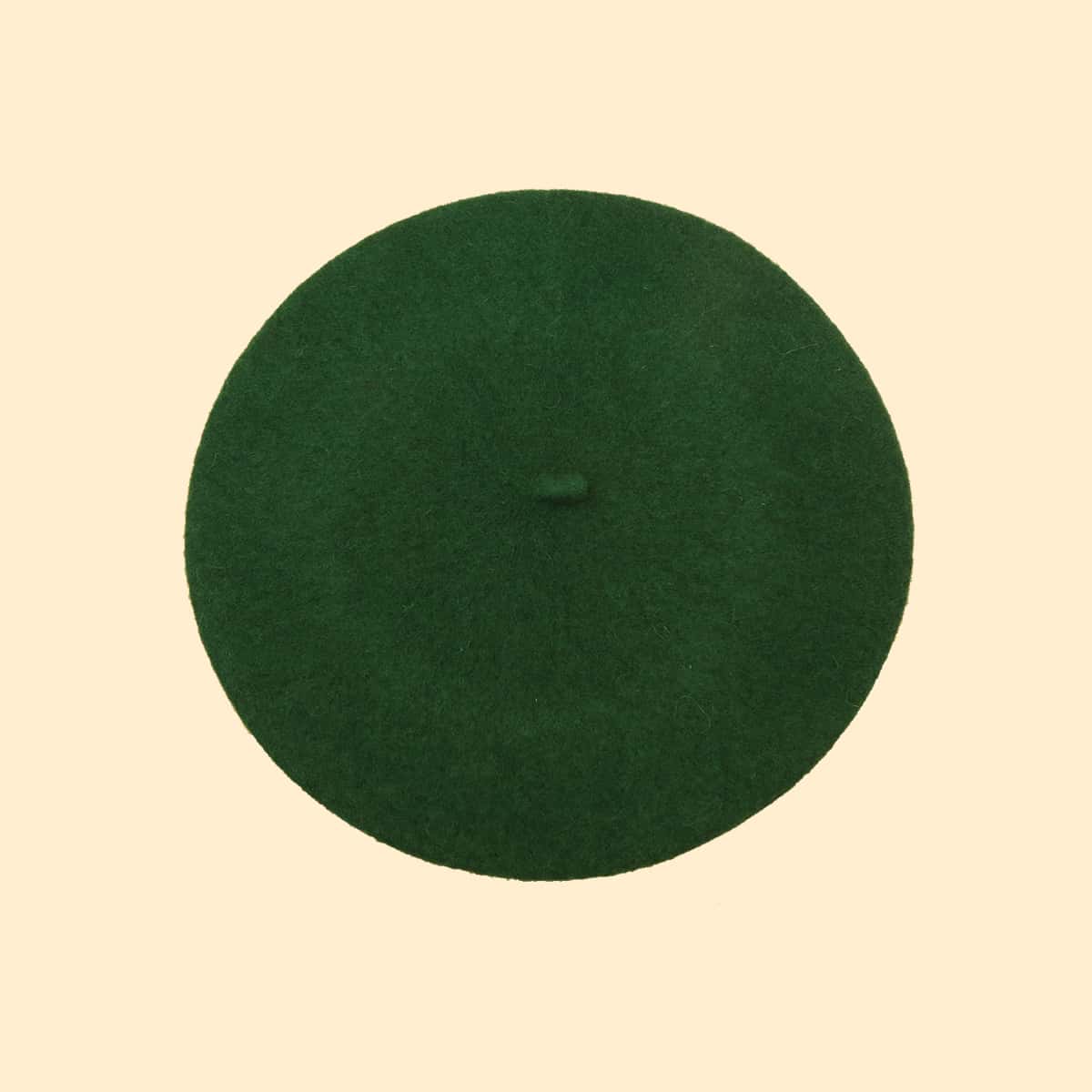 

1pc Solid Beret, Green