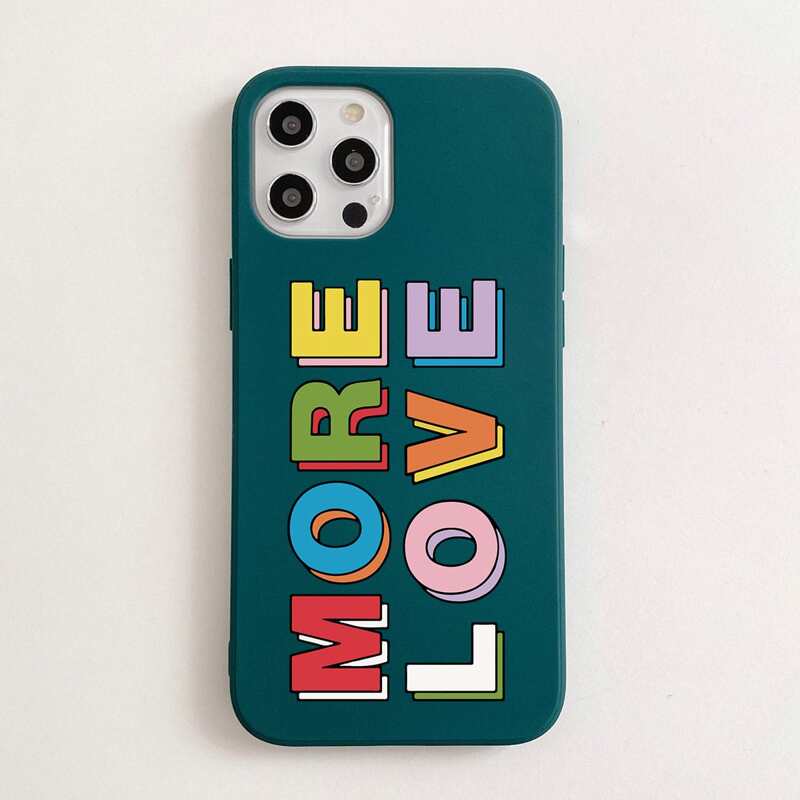 

Letter Graphic Phone Case, Multicolor