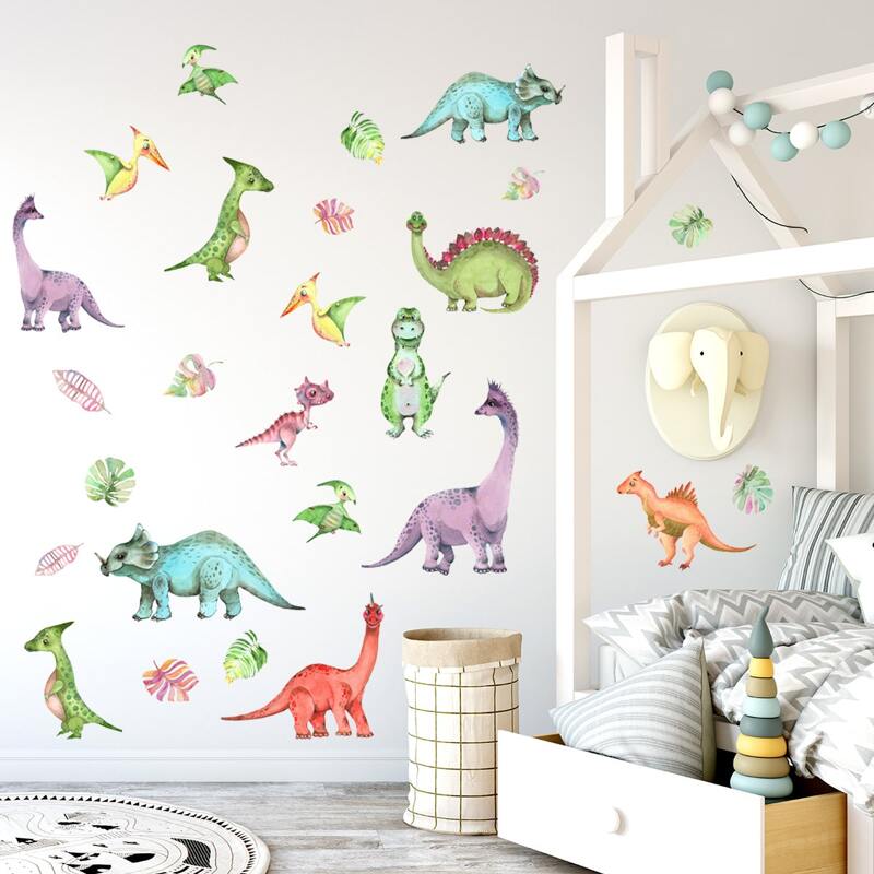

Cartoon Dinosaur Sticker, Multicolor