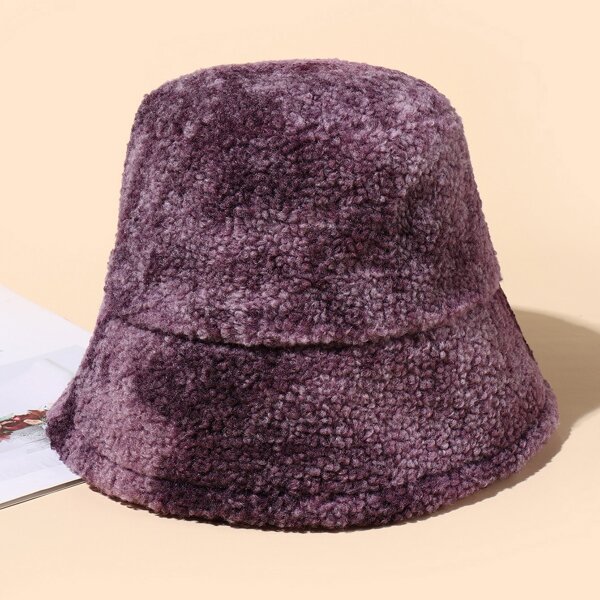 

Minimalist Fuzzy Bucket Hat, Multicolor