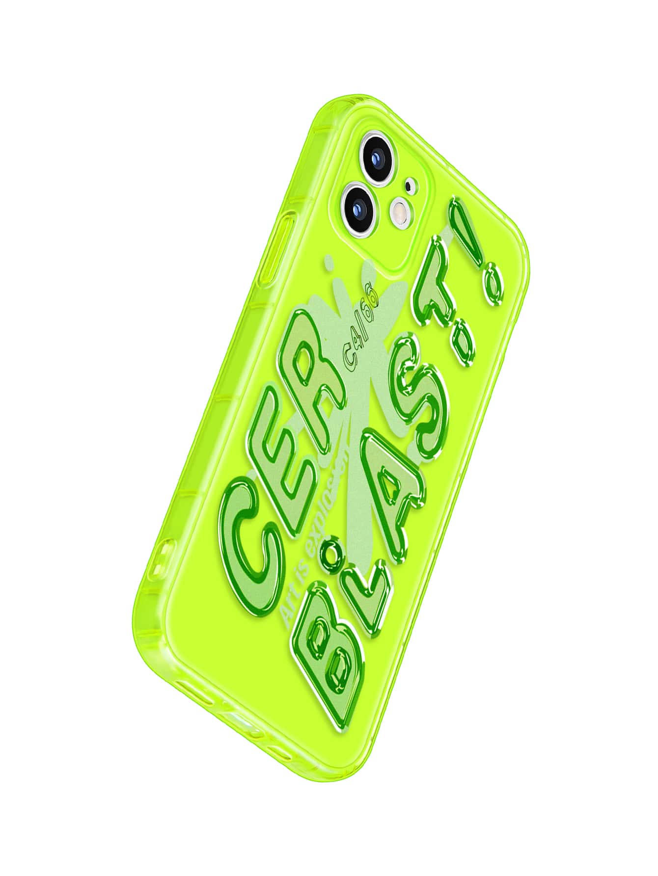 Vỏ điện thoại hình chữ Neon Lime - Nhiều màu - Xem 4
