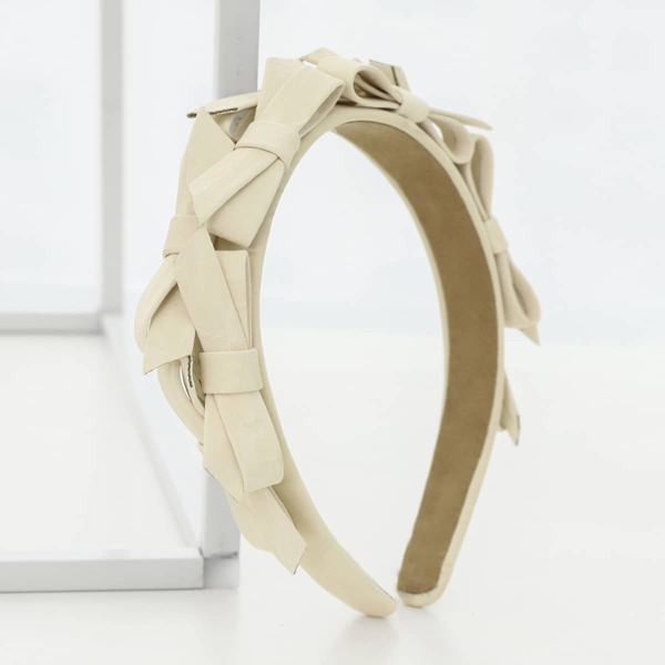 

Bow Decor Headband, White