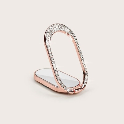 Rhinestone Decor Phone Ring Holder