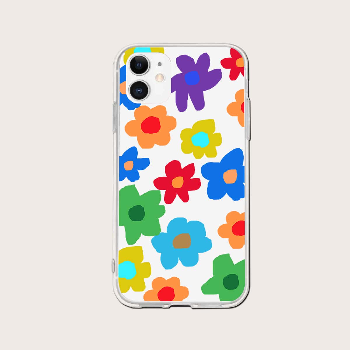 

Flower Painted Phone Case, Multicolor
