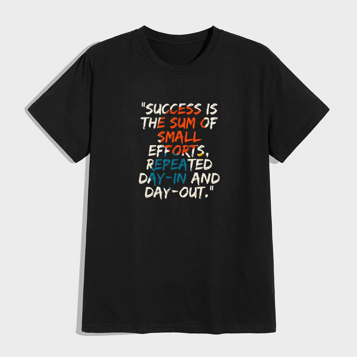 

Guys Slogan Tee, Black