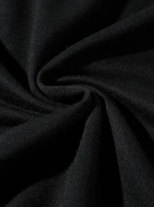 Manfinity Hypemode Nam Thư tiếng Nhật & Trà sữa In Áo nỉ - màu đen - Xem 3