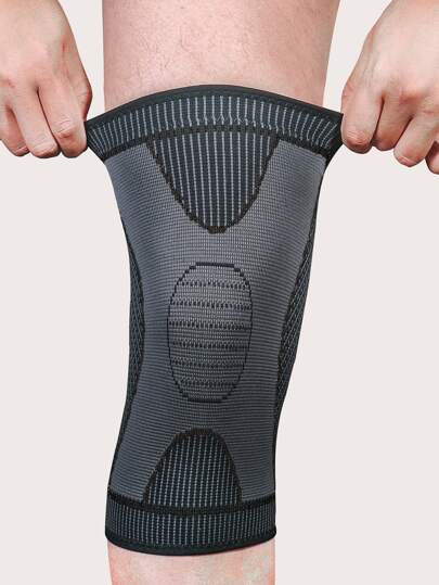 1PC Non-Slip Knee Compression Sleeve For Indoor Outdoor Running Badminton Weightlifting Knee Braces.