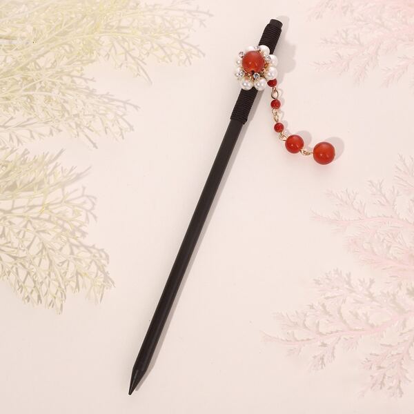 

Flower Decor Hair Pin, Multicolor
