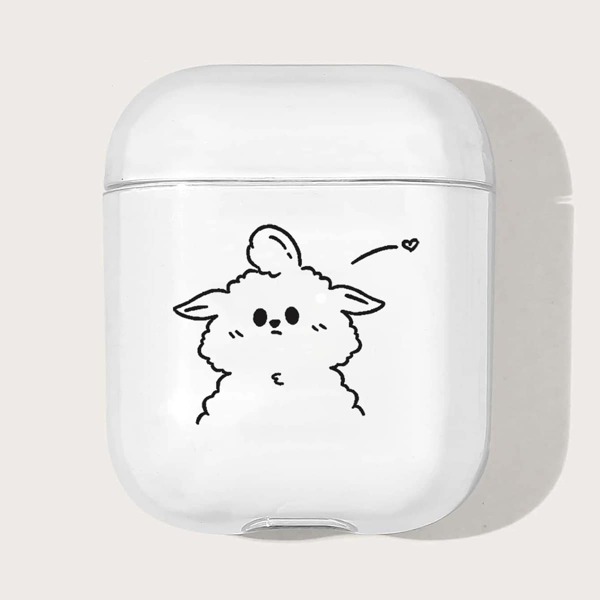 

Cartoon Sheep Pattern Case For Airpods, Clear