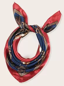 Belt Print Bandana - Multicolor - View 1
