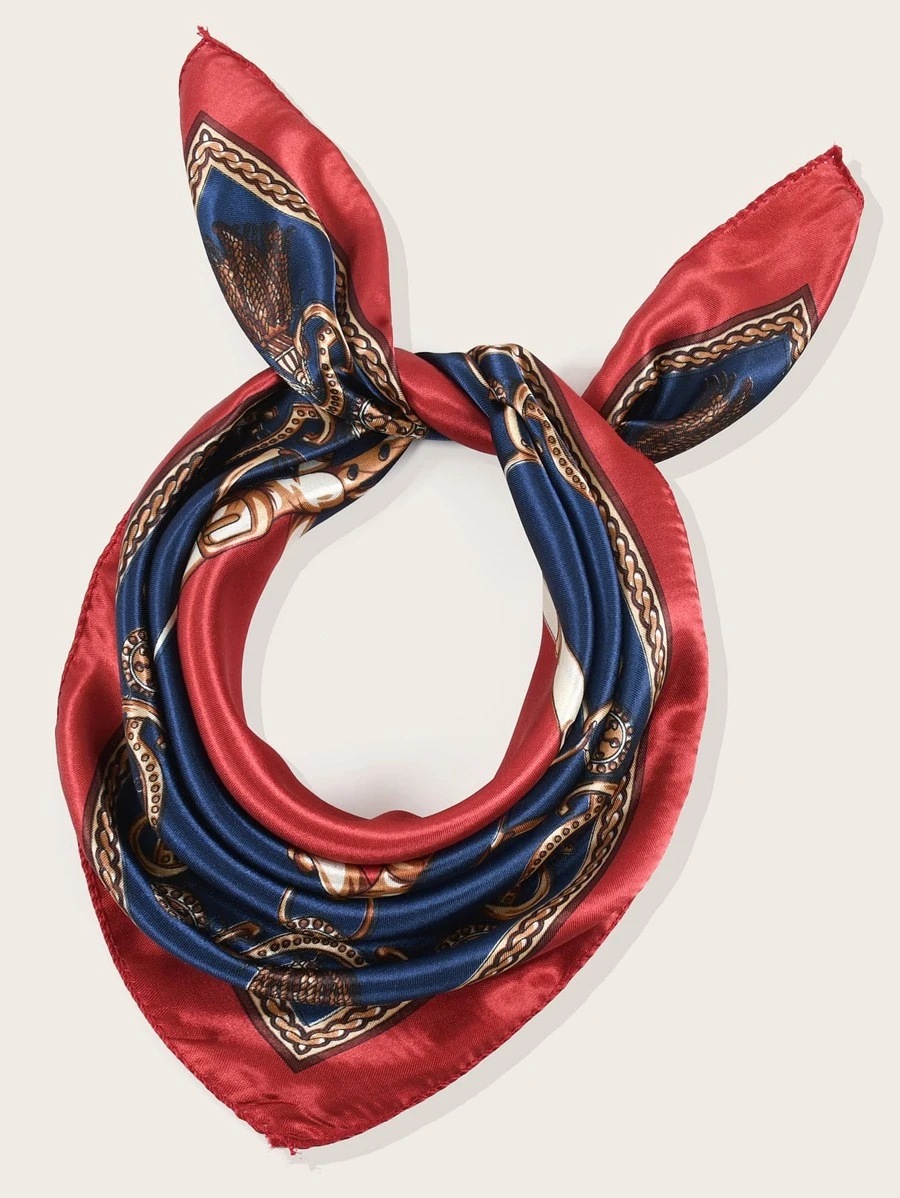 Belt Print Bandana - Multicolor - View 1