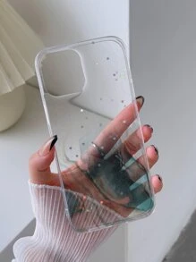 Marble Pattern Case Compatible With iPhone - Clear - View 2
