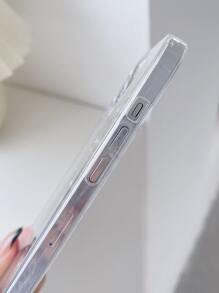 Marble Pattern Case Compatible With iPhone - Clear - View 3