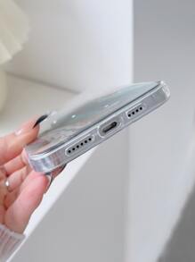 Marble Pattern Case Compatible With iPhone - Clear - View 4