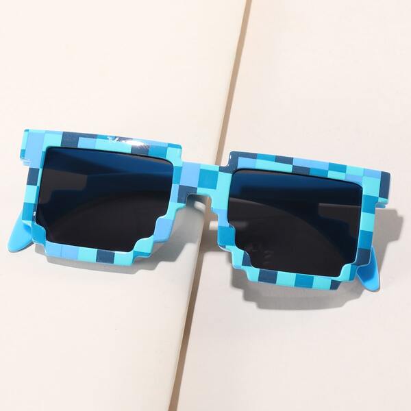 

Kids Plaid Print Sunglasses, Multicolor