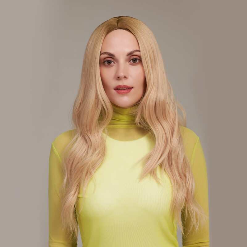 

Natural Long Curly Wig, Ombre