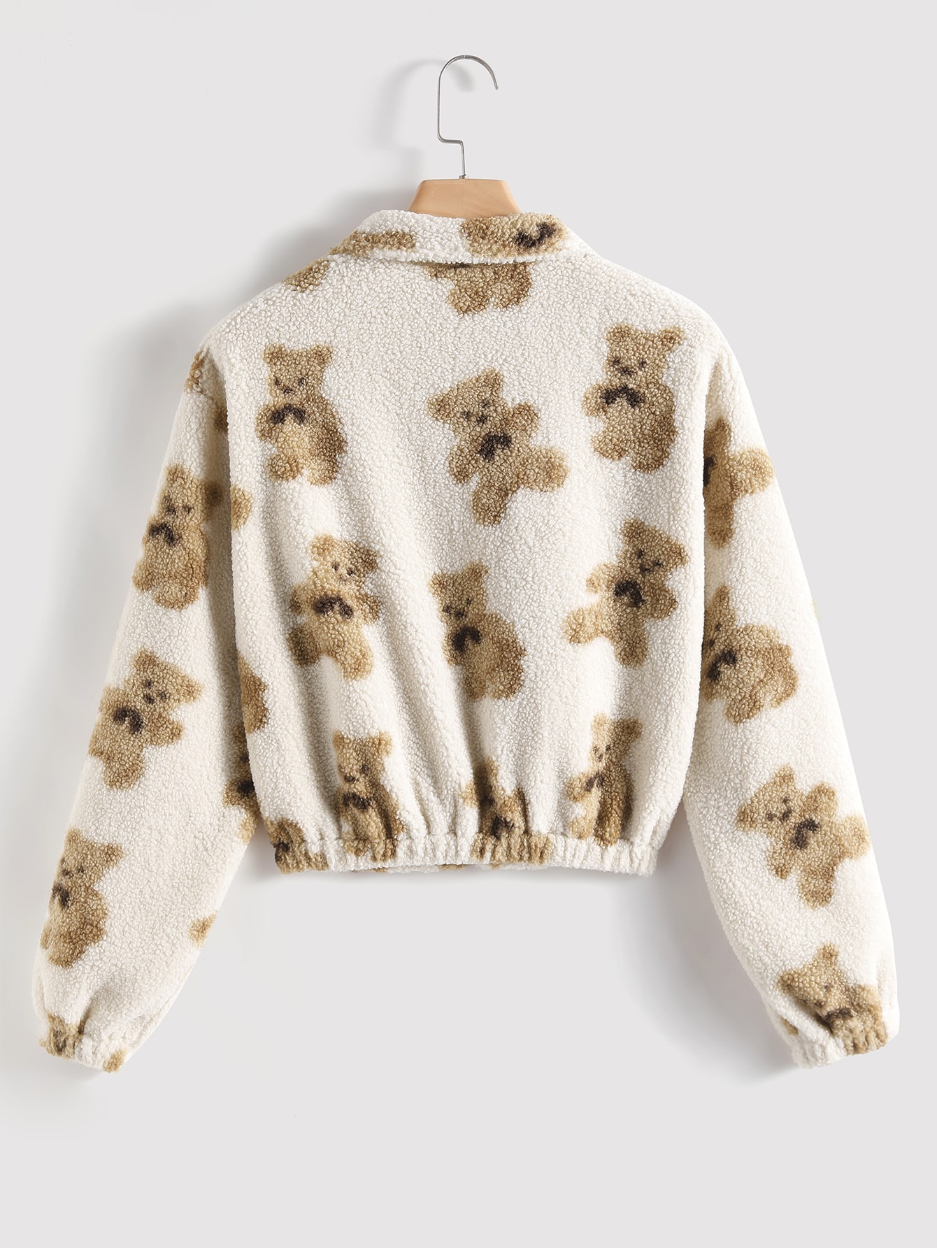 teddy bear zip jacket