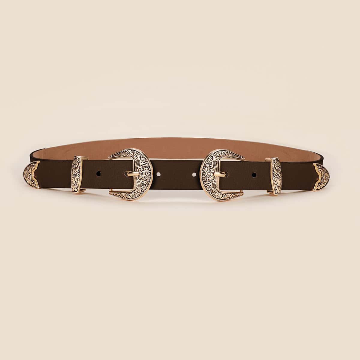 

Western Buckle Belt, Black