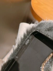 Ốp trang trí bằng kim cương giả tương thích với iPhone Tương thích với iPhone 11,IPhone 13,IPhone 14 Pro Max - Xám - Xem 6