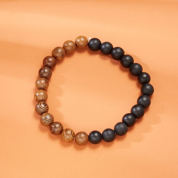 

Round Beaded Bracelet, Multicolor